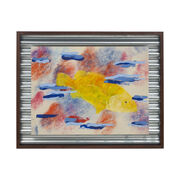 Alvaro Barrington, Fish &ndash; Down Under, 2024 framed